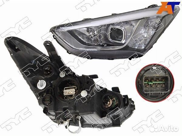 Фара hyundai santa FE