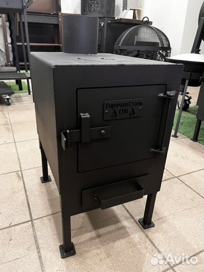 Печь дровяная сталь 3 мм