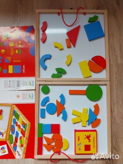 Магнитная игра геоформ djeco джеко