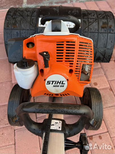 Культиватор бензиновый stihl MM 56 с насадкой BF-M
