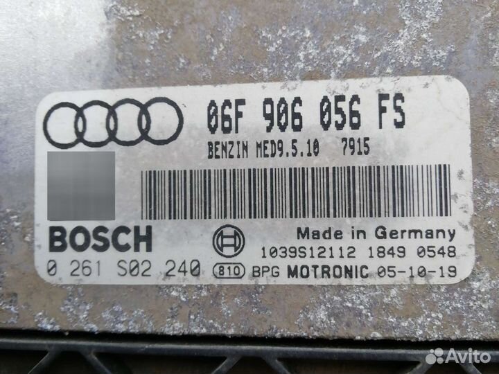 Эбу мозги ауди а3 8p BVZ 2.0 fsi АКПП