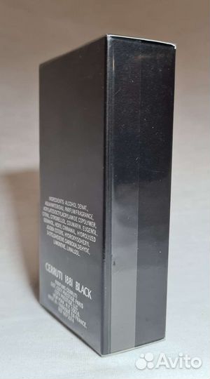 Туалетная вода Cerruti black pour homme 25ml