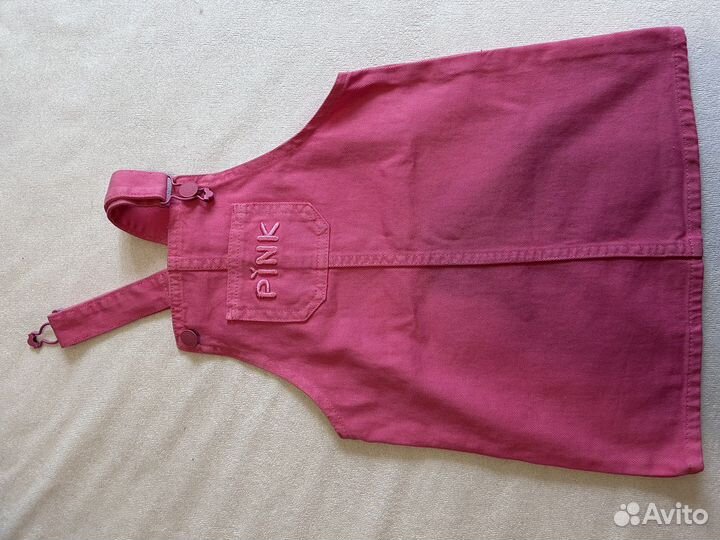 Джинсовый сарафан для девочки 104