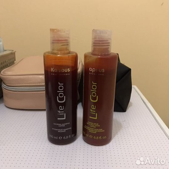 Оттеночный шампунь, оттеночный бальзам