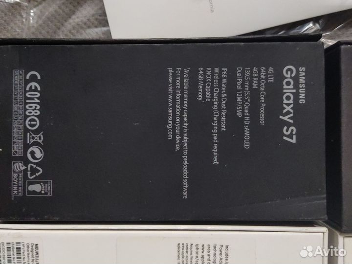 Коробки iPhone, samsung Galaxy s7