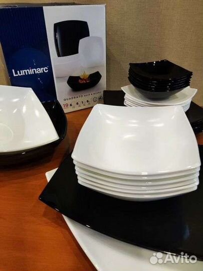 Набор посуды Luminarc Quadrato (28 предметов)