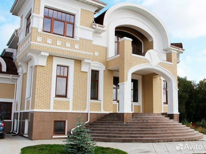 Кирпич желтый, светлый, слоновая кость 1нф 1,4нф