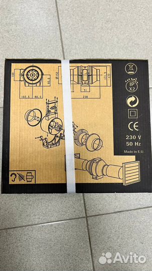 Канальный вентилятор 100/130