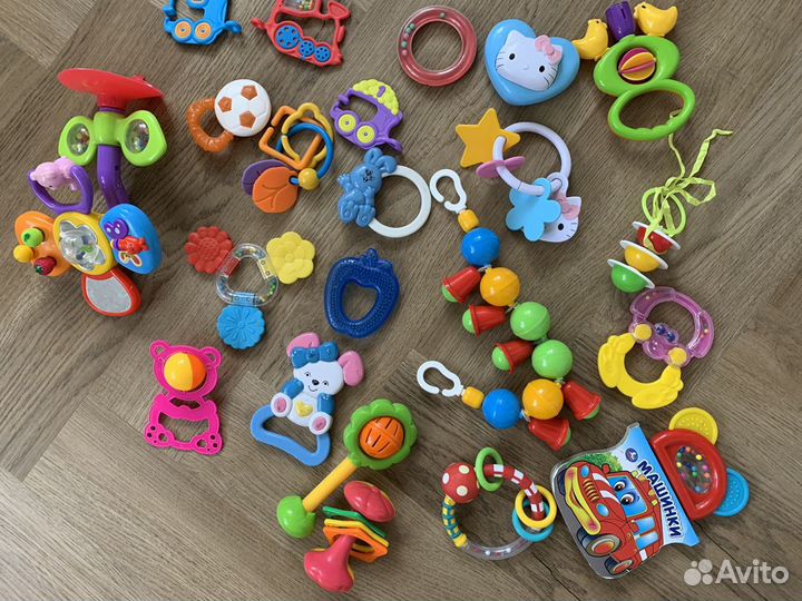 Погремушки, Грызунки + мякиш, ходунки