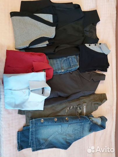 Вещи пакетом для мальчика, рост 122см