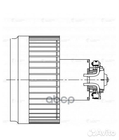 Мотор отопителя Volvo XC90 02, S60 00, S80 98