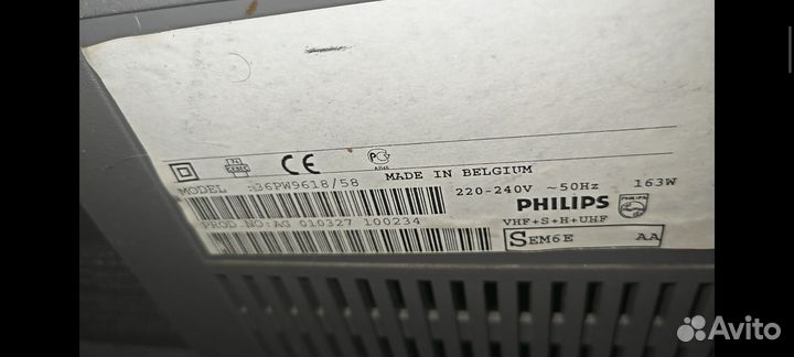 Телевизор Philips 36pw9618