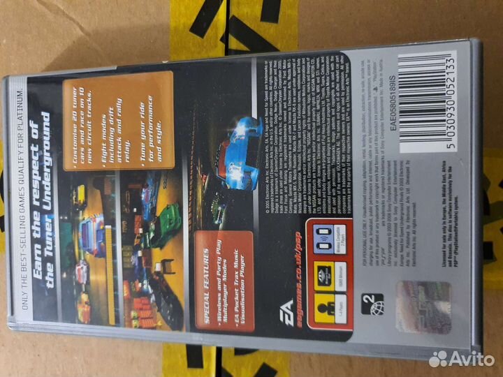 Диск psp need for speed rivals лицензия оригинал