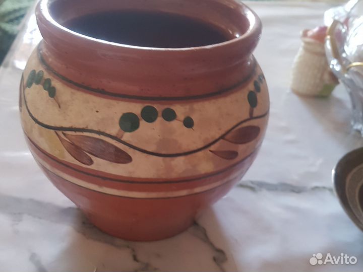 Глиняный горшок для запекания СССР