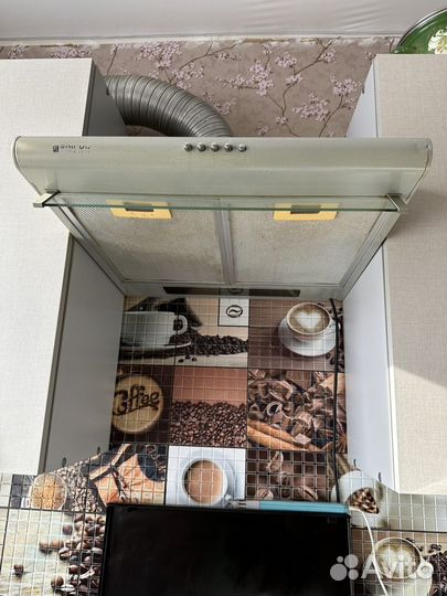 Кухонный гарнитур с вытяжкой