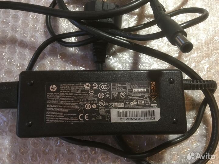 Зарядное устройство HP(hewlett packard) 19.5v 4.62
