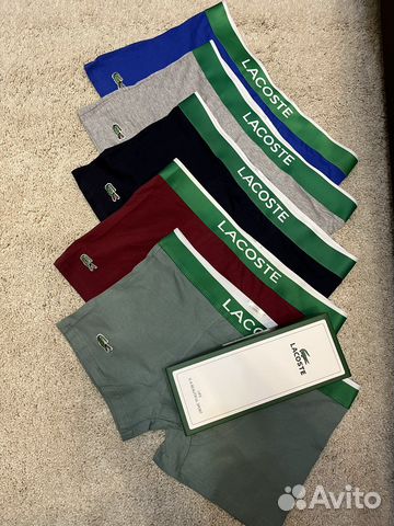 Трусы мужские боксеры lacoste