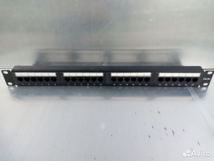 Патч-панель 24 порта категория 5e