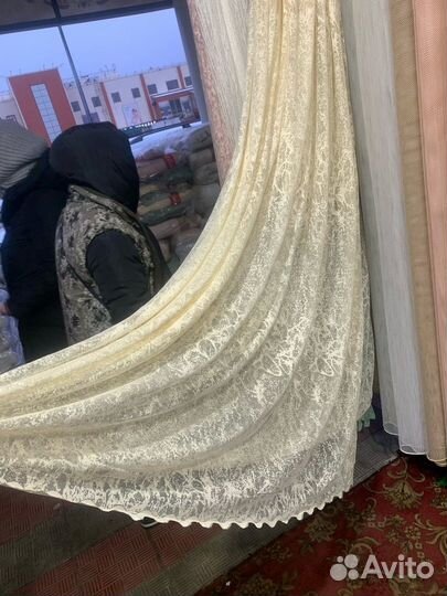 Тюль в наличии Турция 4 рулона на отрез