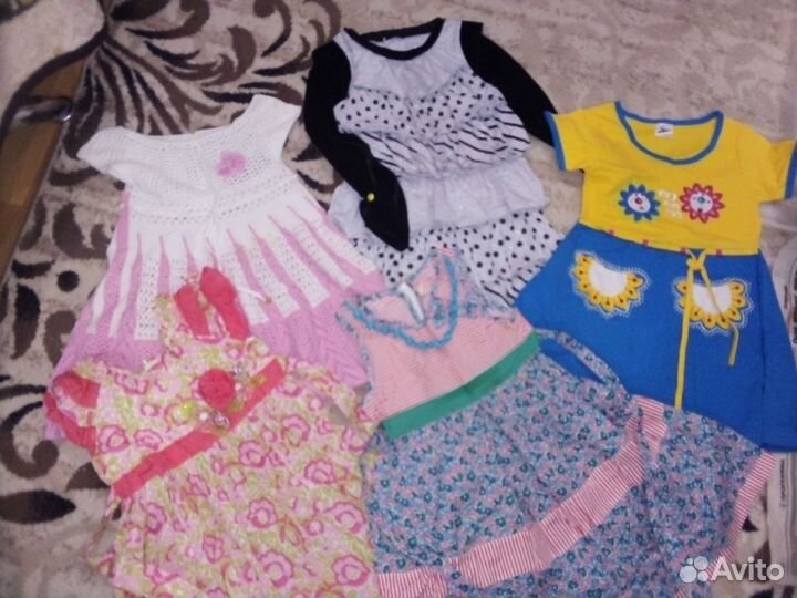 Вещи на девочку 2-8 лет