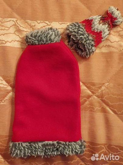 Новогоднее украшение для декора бутылки