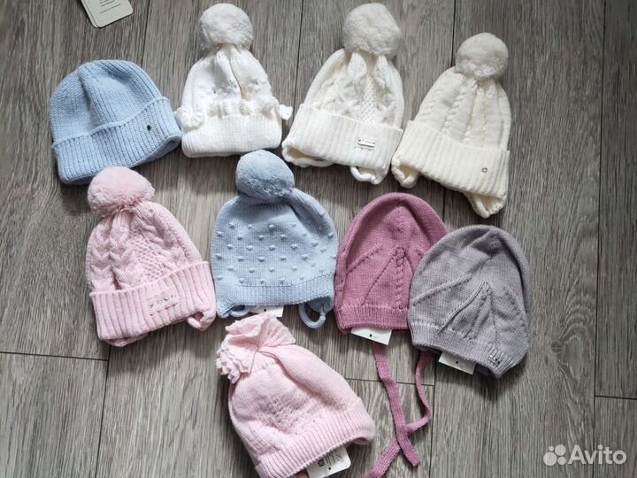 Шапочки для новорождённых