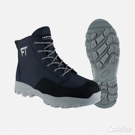 Ботинки забродные finntrail urban (резина) grey