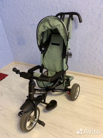 Велосипед коляска с ручкой