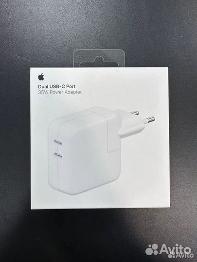 Apple 35W Power Adapter Dual USB-C Port