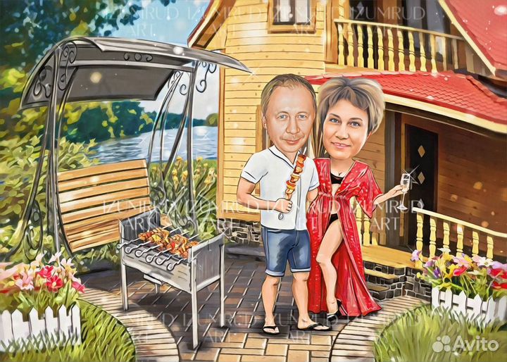 Шаржи на заказ по фото в Оренбурге