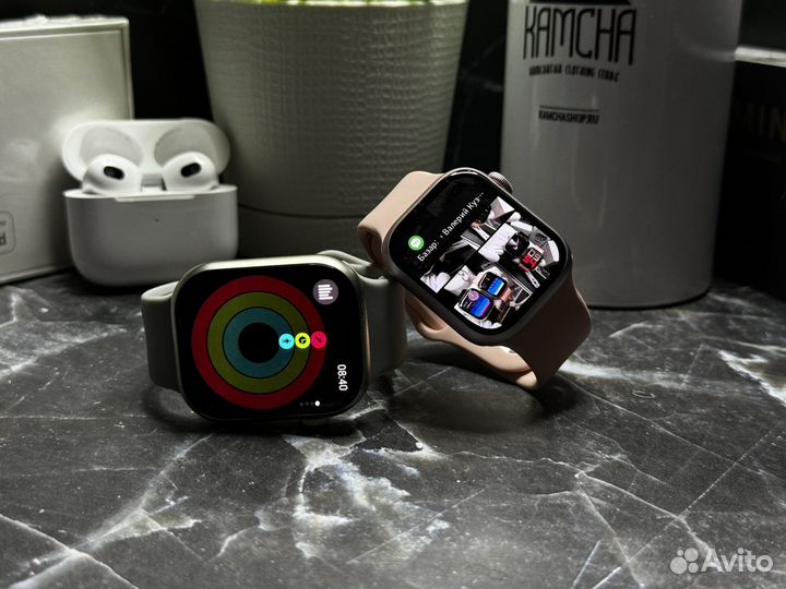 Новые Apple watch 9 Премиум версия (Два ремешка)