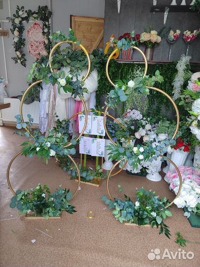 Цветы на арку в аренду