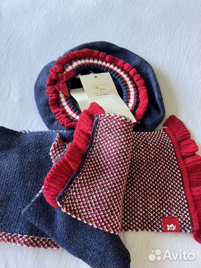 Набо шарф+ беретик детский