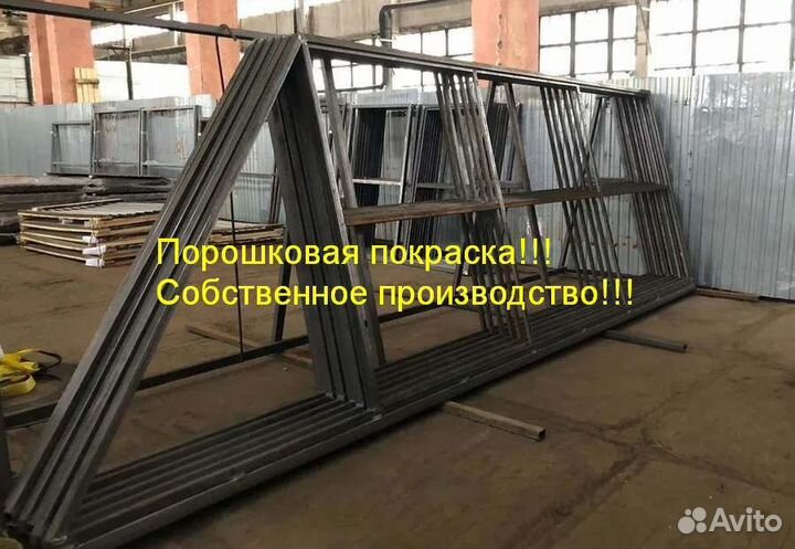 Каркас откатных ворот