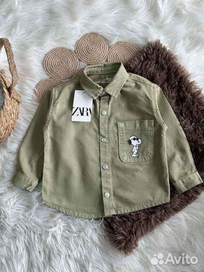 Джинсовая Рубашка zara