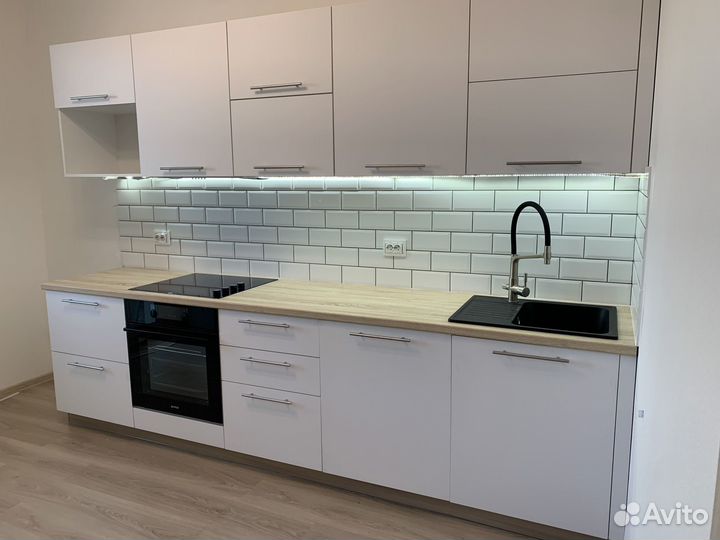 Прямая кухня новая мдф ксп:33688