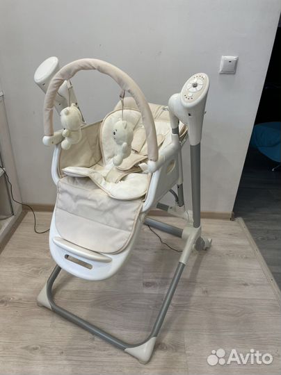 Стульчик для кормления - качели babyton 2 в 1