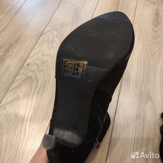 Ботильоны женские 39 размер черные