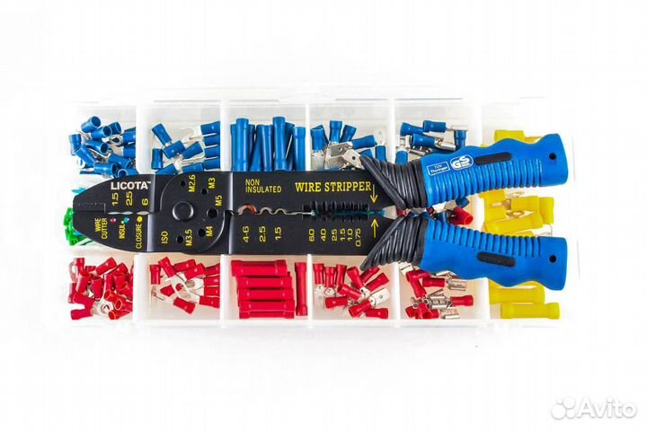 Набор для обжима с клещами и клеммами Licota TC