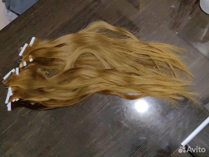 Волосы для ленточного наращивания, натуральные