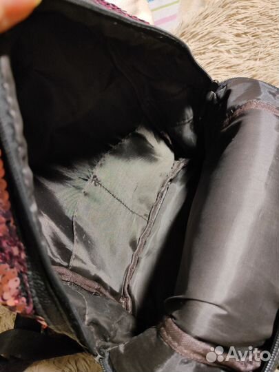 Рюкзак для девочки с пайетками