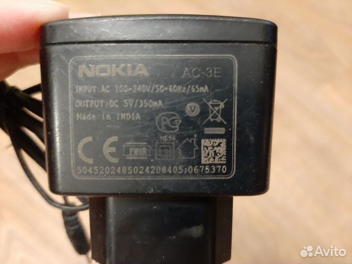 Зарядное устройство для Nokia