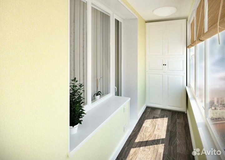 Теплое остекление лоджии