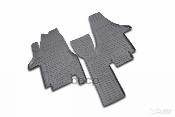 Коврики в салон VW Multivan 2004, 2 шт. (поли