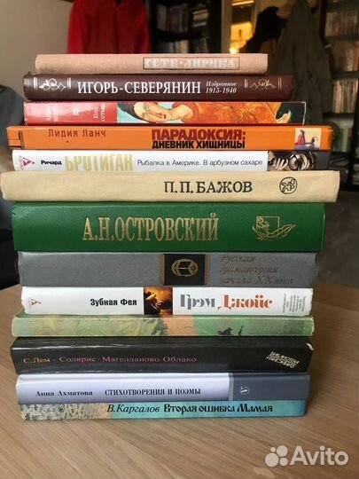 Книги зарубежных и русских авторов