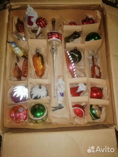 Елочные игрушки СССР