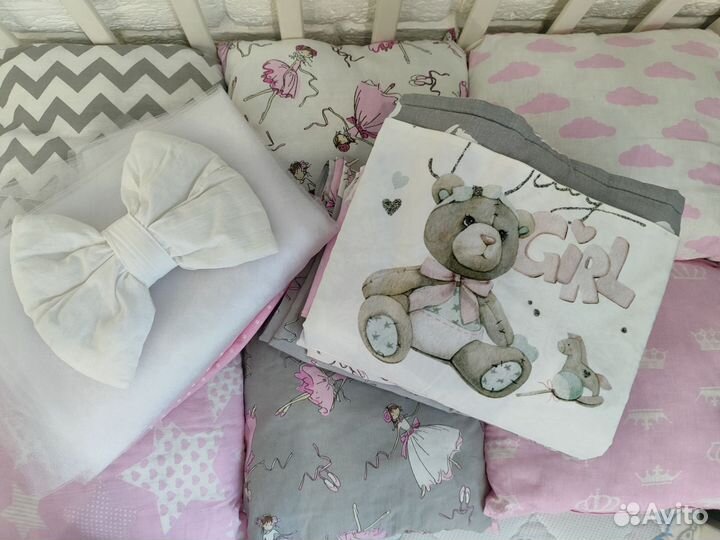 Комплект в кроватку для новорожденных от 0 до 3лет