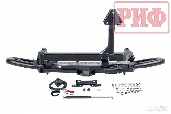 Бампер задний силовой Риф Land Cruiser Prado 150