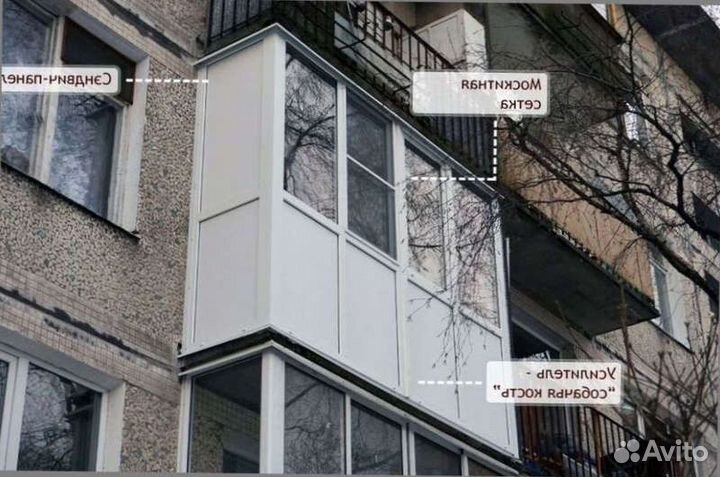 Пластиковое окно с установкой