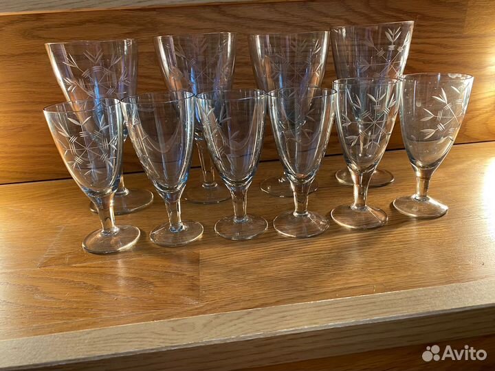 Фужеры и рюмки СССР набор